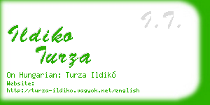 ildiko turza business card