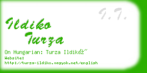 ildiko turza business card